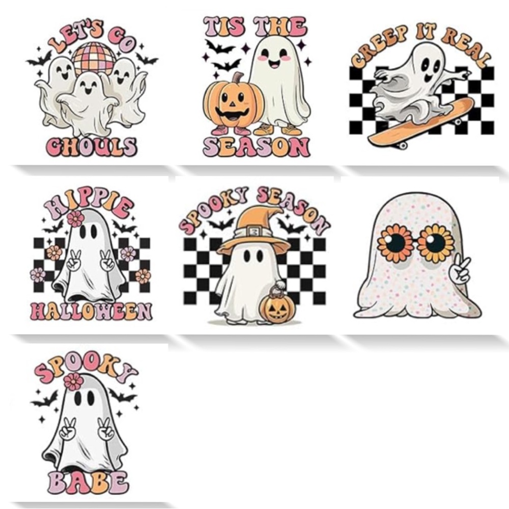 Halloween clothing decals